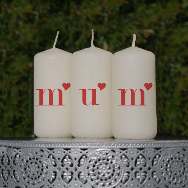 Candles Mum with hearth tall Relaxiana Mario Beky