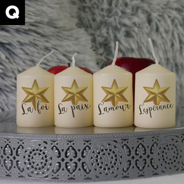 Bougies de Noël